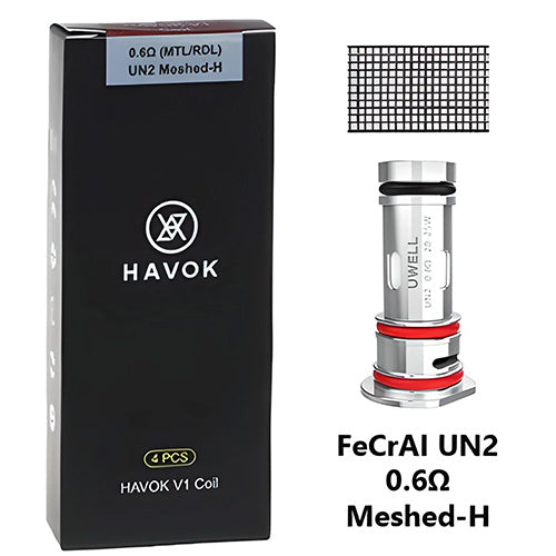 Uwell Coil Havok V1 (4 Pack) 0.6 ohm
