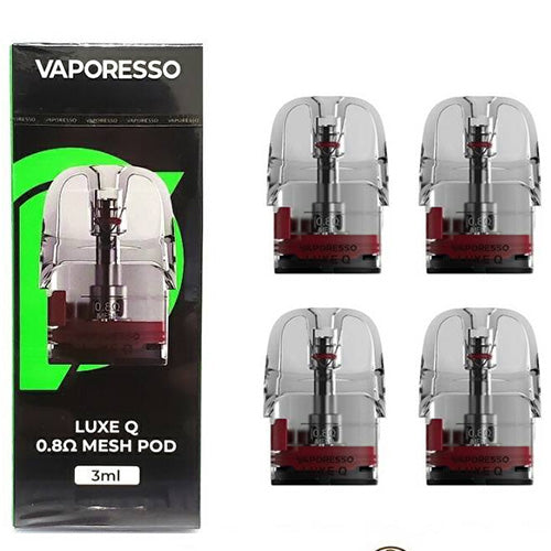 Vaporesso Pod+Coil Luxe Q (4 Pack) 3mL Mesh 0.8 ohm