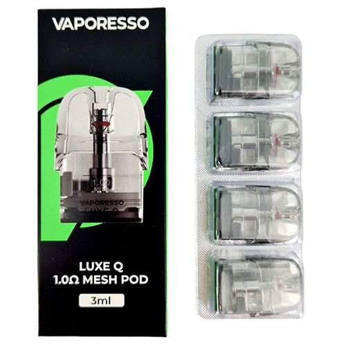 Vaporesso Pod+Coil Luxe Q (4 Pack) 3mL Mesh 1.0 ohm