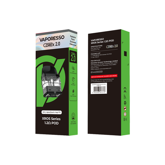 Vaporesso Pod+Coil XROS COREX 2.0 (4 Pack) 2mL Mesh 1.2 ohm