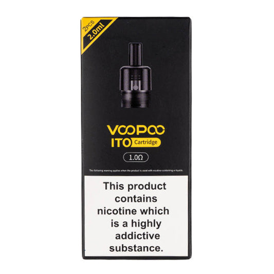 Voopoo Pod+Coil ITO (2 Pack) 1.0 ohm Black