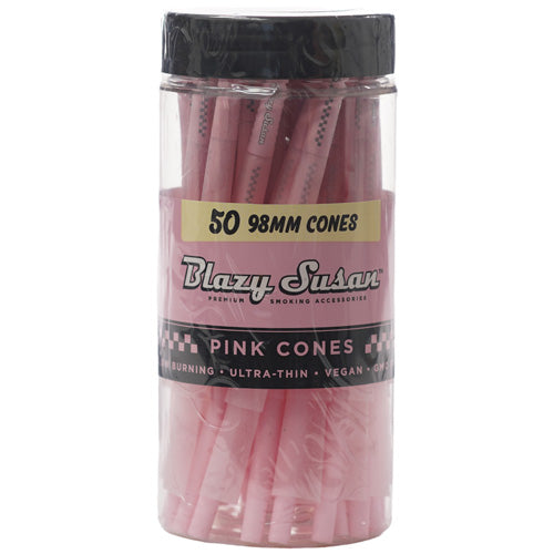 BLAZY SUSAN Cones Jar 98mm   Pink