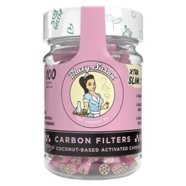 BLAZY SUSAN Tips Purize Filter  100's Pink