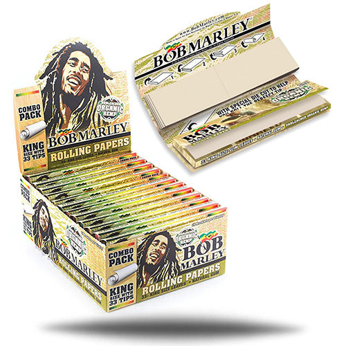 BOB MARLEY Papers Organic Papers + Tips King Size