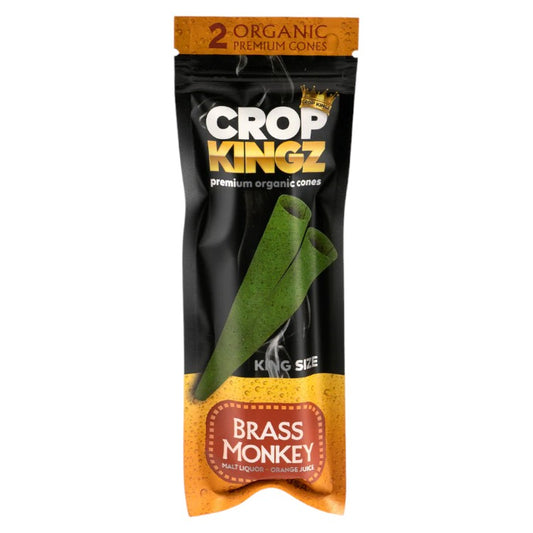 CROP KINGZ Cones Brown Hemp King Size 2-pack Tribal Spirit