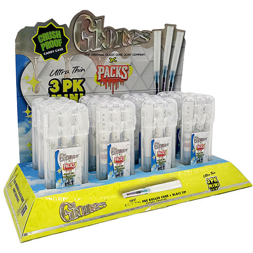 PACKS Cones Ultra Thin Glass 11/4 Size 3-pack