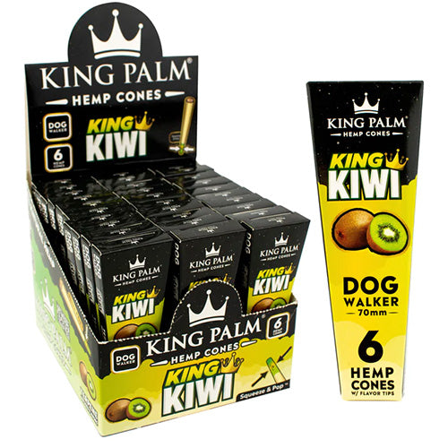 KING PALM Cones Hemp Dogwalker 6-pack Kiwi