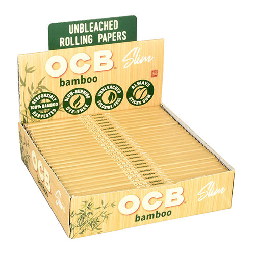 OCB Papers Bamboo Papers + Tips Slim Size
