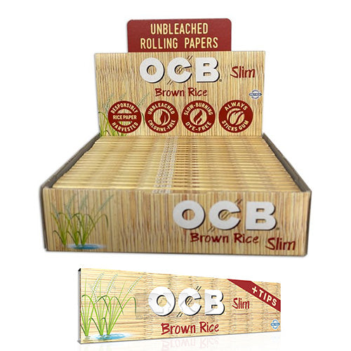 OCB Papers Rice Papers + Tips Slim Size