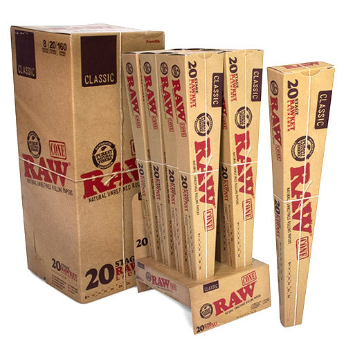 RAW Cones Classic 20- Stage  20-pack