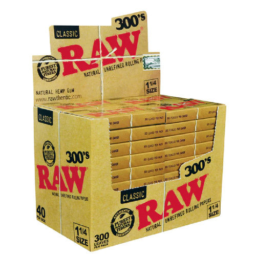 RAW Papers Classic 11/4 Size 300's 40ct