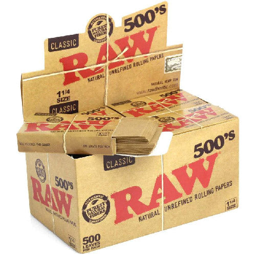 RAW Papers Classic 11/4 Size 500's