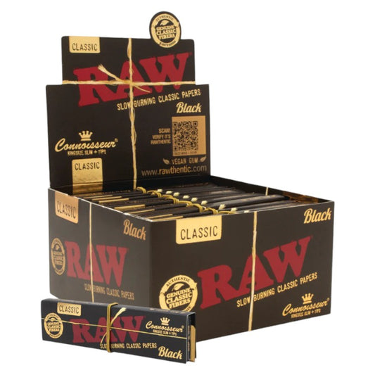 RAW Papers Black Papers + Tips King Size