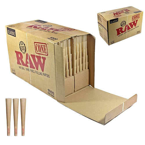 RAW Cones Classic 11/4 Size 1000ct
