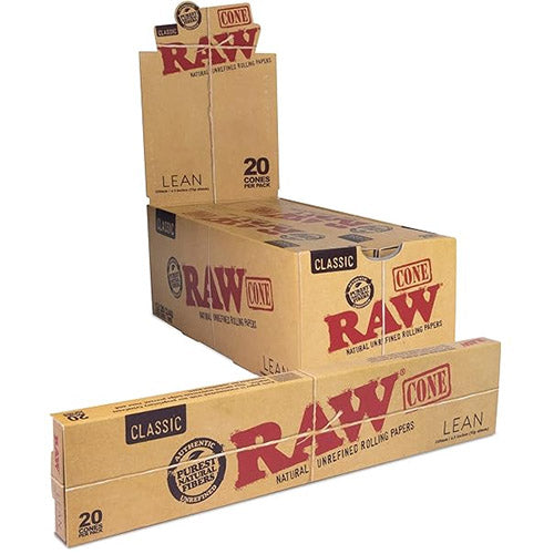 RAW Cones Classic Lean Size 20-pack