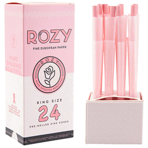ROZY Cones Mini Bulk King Size  Pink