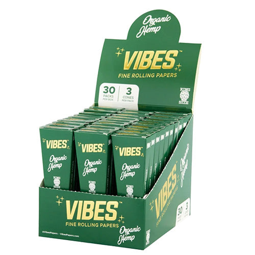 VIBES Cones Organic King Size 3-pack