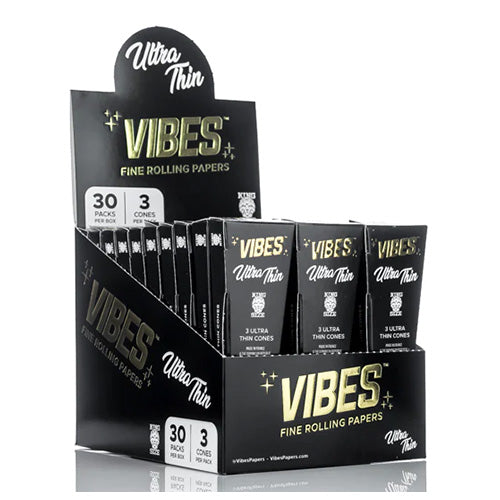 VIBES Cones Ultra Thin King Size 3-pack