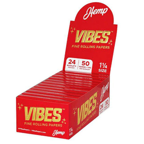 VIBES Papers Hemp Papers + Tips 11/4 Size