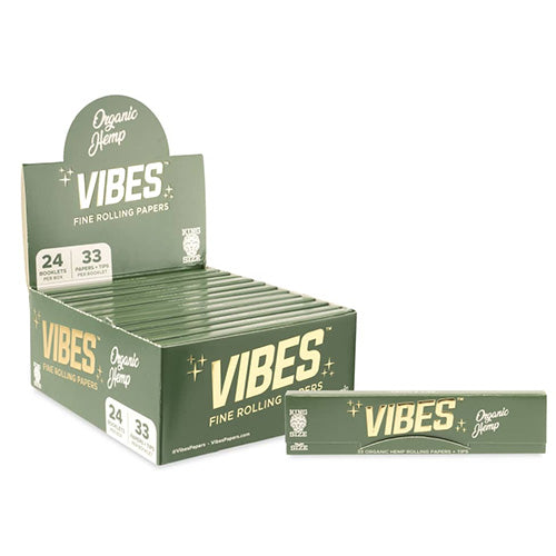 VIBES Papers Organic Papers + Tips King Size