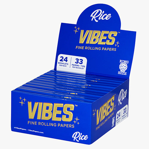 VIBES Papers Rice Papers + Tips King Size