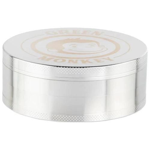GREEN MONKEY Grinder Capuchin 100mm Silver