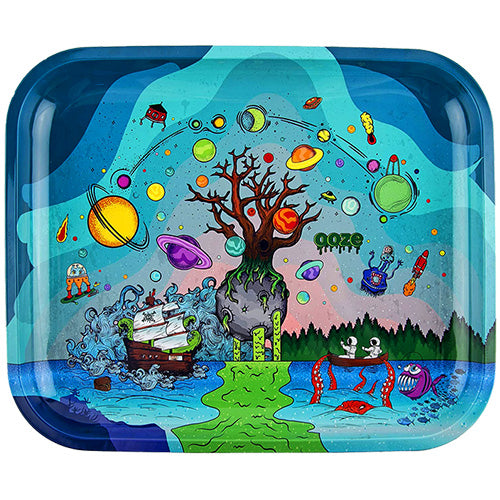 OOZE RYO Accessories Metal Tray Large Tree of Life