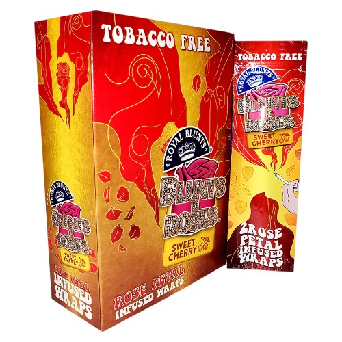 BLUNTS & ROSES Cones Glass Tip Swet Cherry