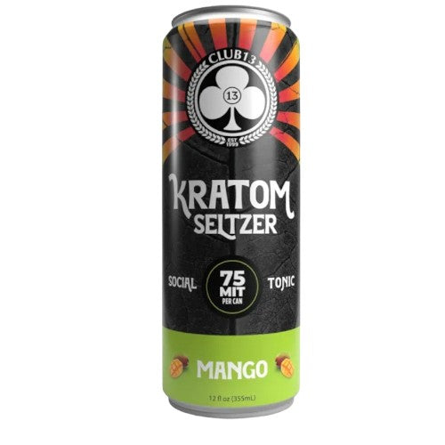 CLUB 13 Extracts & Drinks Seltzer 12oz Mango