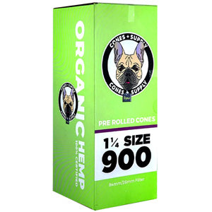CONE SUPPLY Cones 11/4 Size Organic Hemp