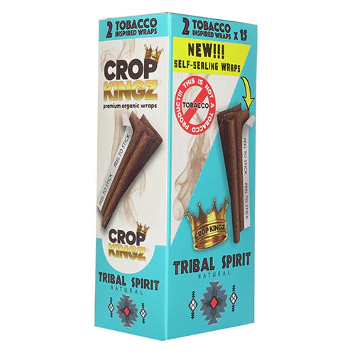 CROP KINGZ Wraps Brown Hemp 2-pack Tribal Spirit