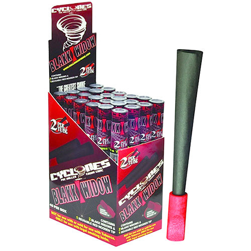 CYCLONES Cones Clear 2-pack Black Widow