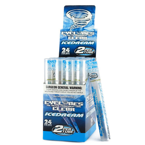CYCLONES Cones Clear 2-pack Ice Dream
