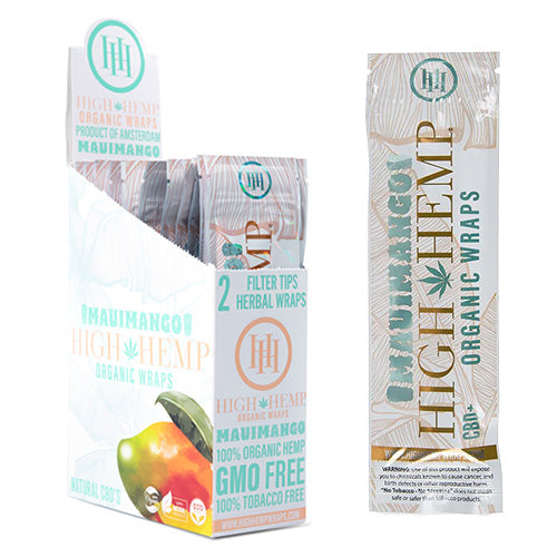 HIGH HEMP Wraps Hemp 2-pack Maui Mango
