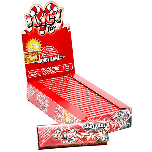 JUICY JAY'S Papers 11/4 Size Candy Cane