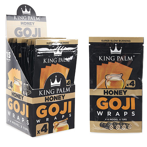 KING PALM Wraps Goji 4-pack Honey