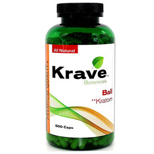 KRAVE Tablets & Caplets Kratom 500ct Bali