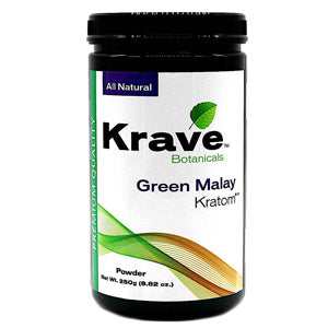 KRAVE Powders Kratom 250g Green Malay