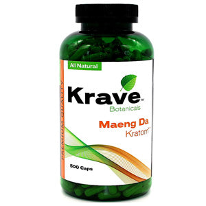 KRAVE Tablets & Caplets Kratom 500ct Maeng Da