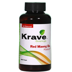 KRAVE Tablets & Caplets Kratom 500ct Red Maeng Da