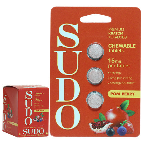 KRAVE Tablets & Caplets Sudo 3-Pack Pom Berry
