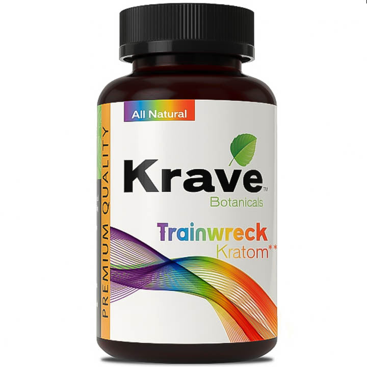 KRAVE Tablets & Caplets Kratom 300ct Trainwreck