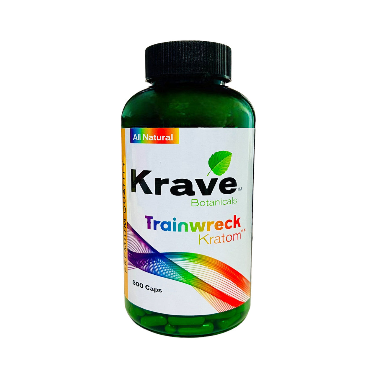 KRAVE Tablets & Caplets Kratom 500ct Trainwreck