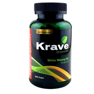 KRAVE Tablets & Caplets Kratom 300ct White Maeng Da