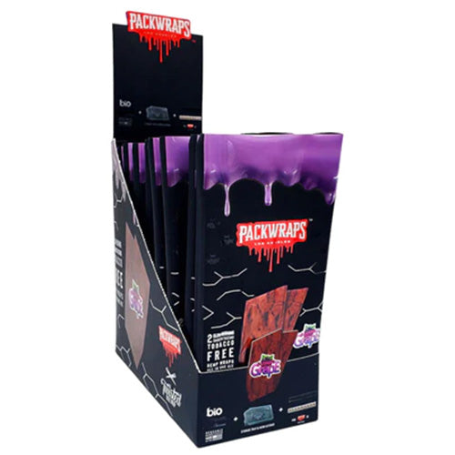PACKWRAPS Wraps Hemp 2-pack Gushin Grape