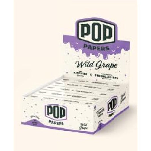 POP PAPERS Papers Ultra Thin Papers + Tips 11/4 Size Wild Grape