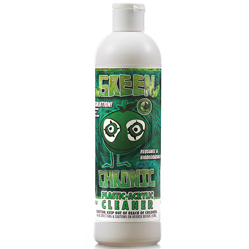 Orange Chronic Glass Cleaner Green Plastic - Acrylic 12oz
