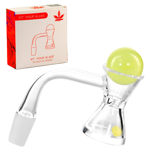 aLeaf Banger Quartz "Hour " Spinner Kit 14mm 90 Degree