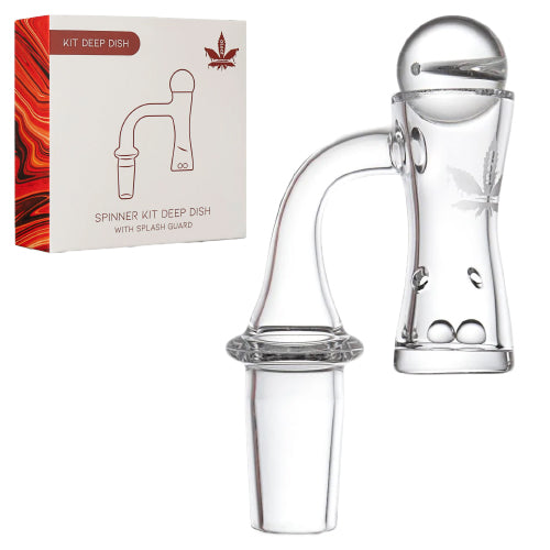 aLeaf Banger Quartz "Deep Dish" Spinner Kit 14mm 90 Degree