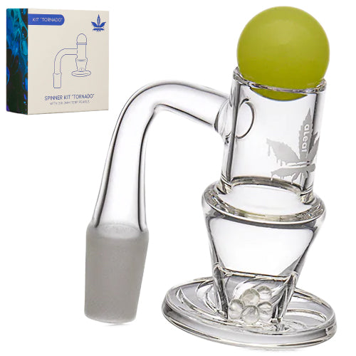 aLeaf Banger Quartz " Tornado " Spinner Kit 14mm 90 Degree